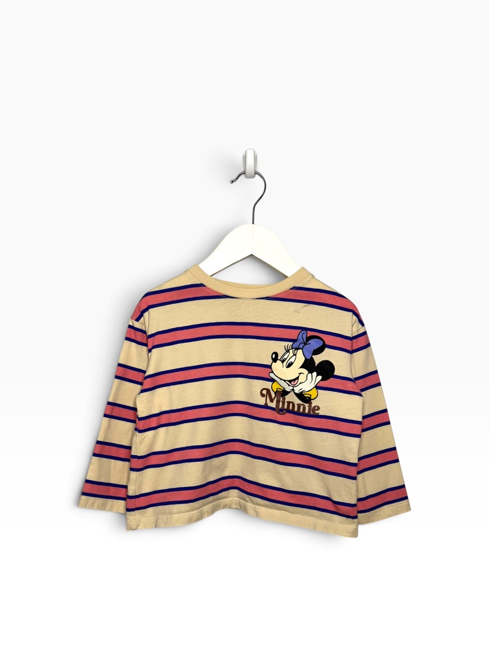 ⭐️ 5/$30 H&M Kids Disney Minnie Mouse LS Shirt size 3/4T